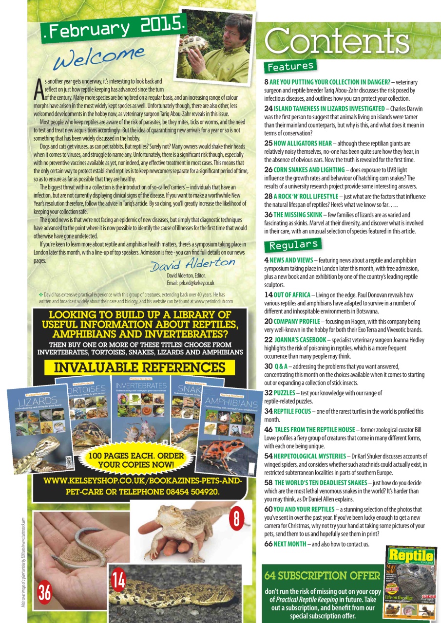 Practical Reptile Keeping Preview Pages