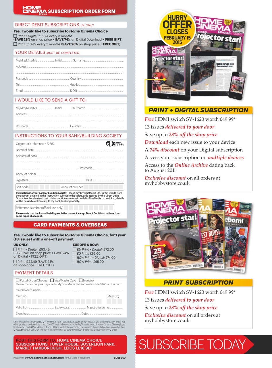 Home Cinema Choice Preview Pages