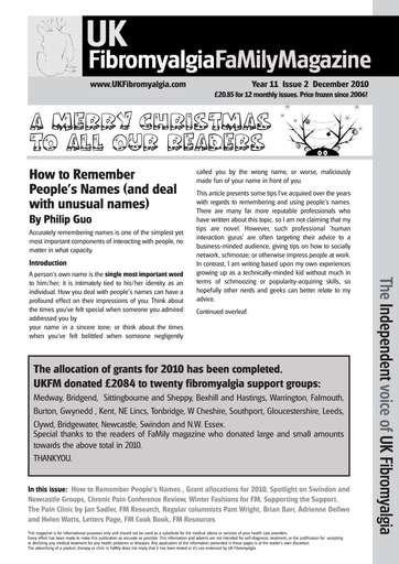 Fibromyalgia Magazine issue 