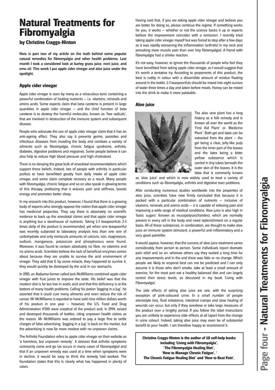 Fibromyalgia Magazine Preview Pages