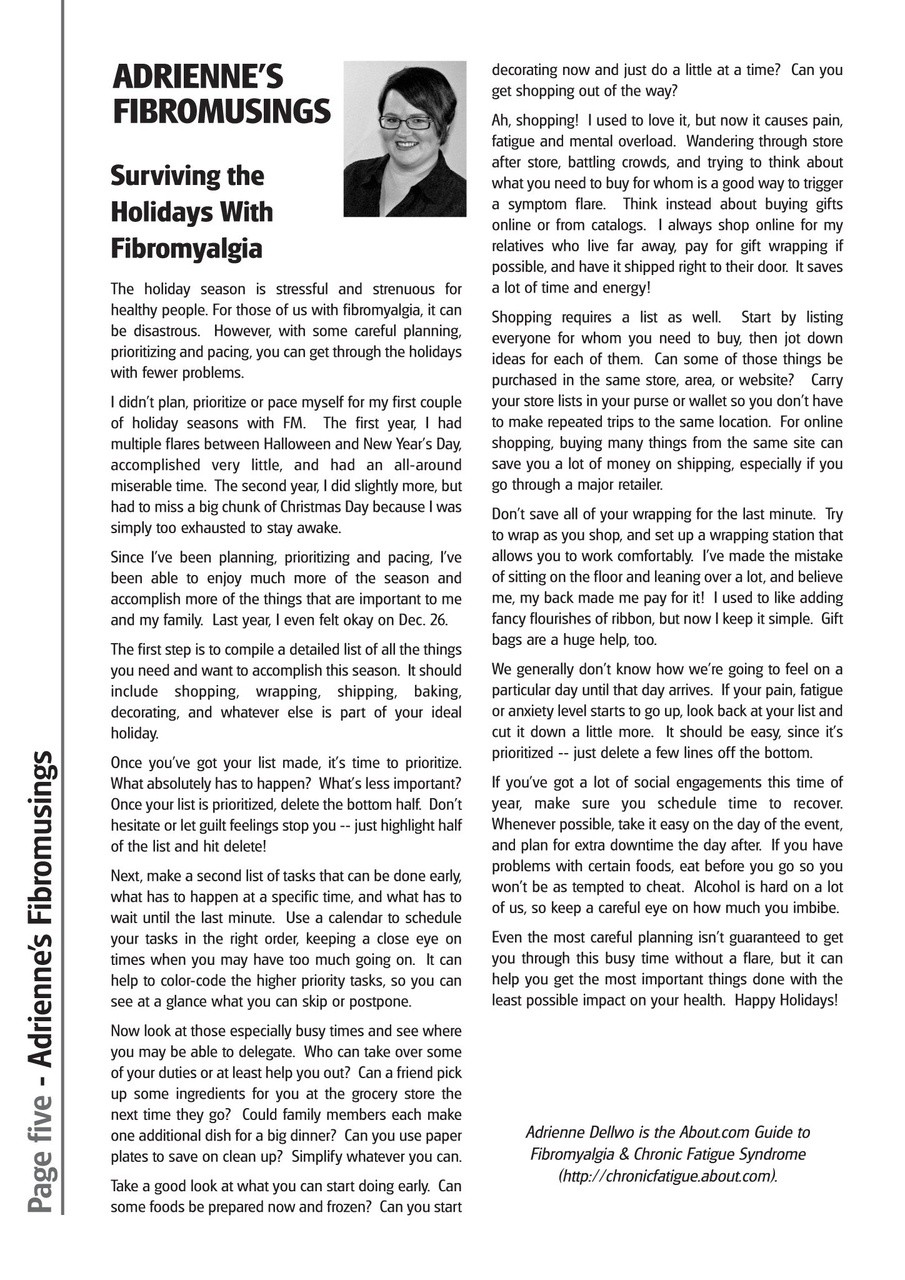 Fibromyalgia Magazine Preview Pages