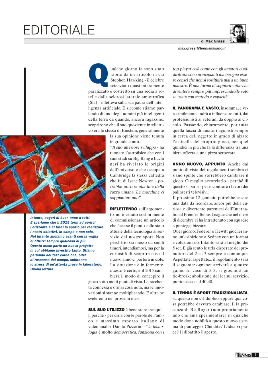 Il Tennis Italiano Preview Pages