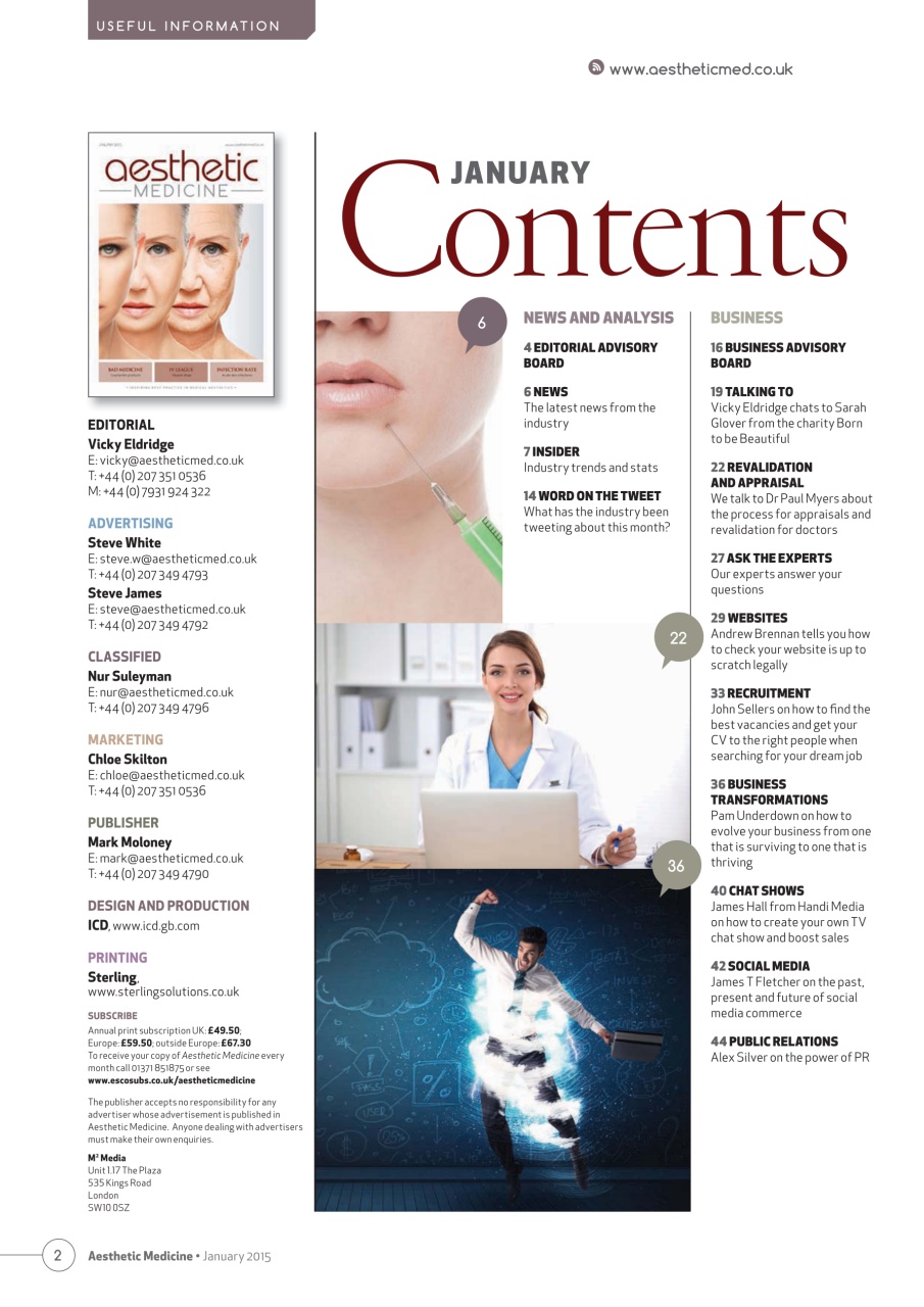 Aesthetic Medicine Preview Pages