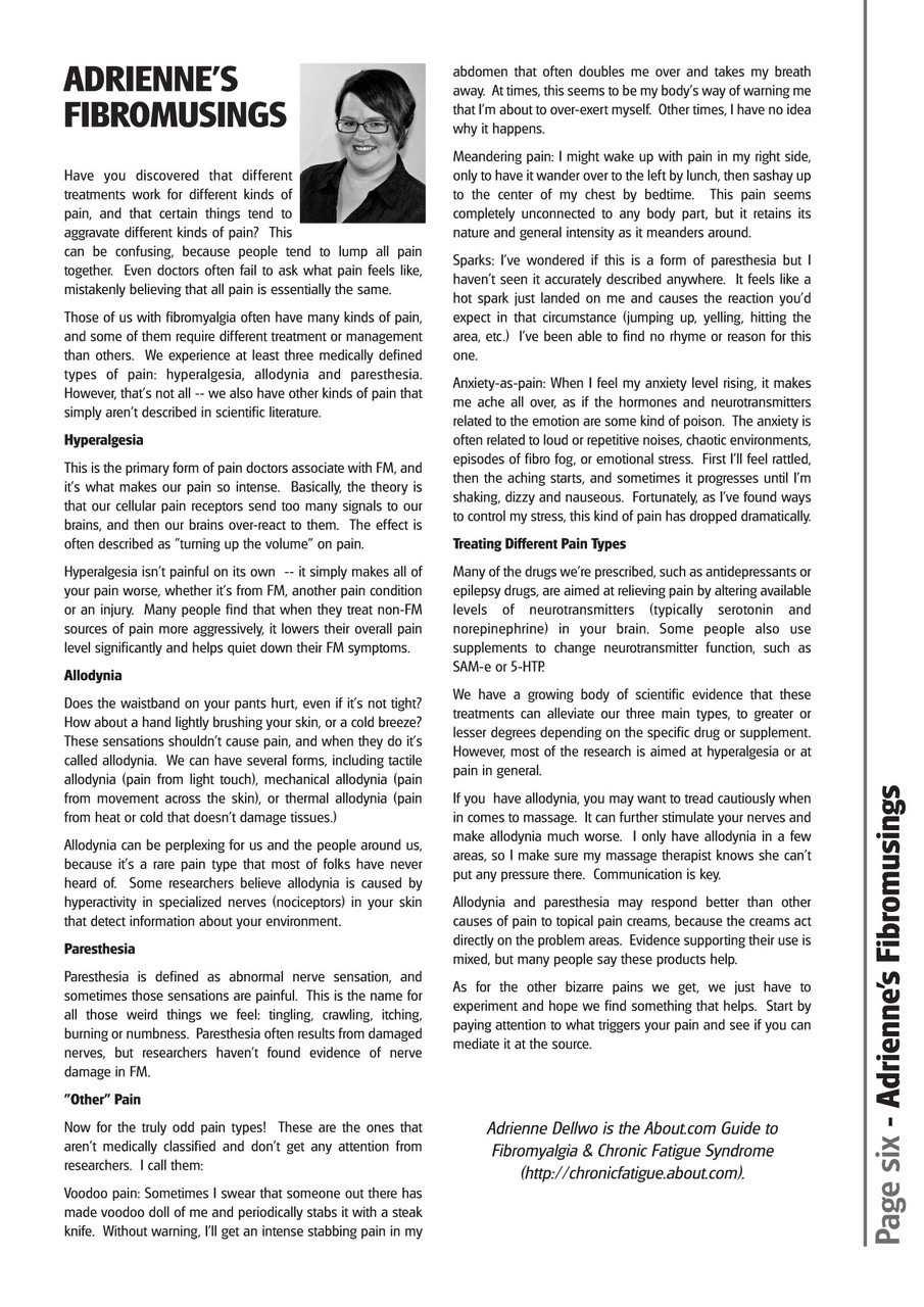 Fibromyalgia Magazine Preview Pages