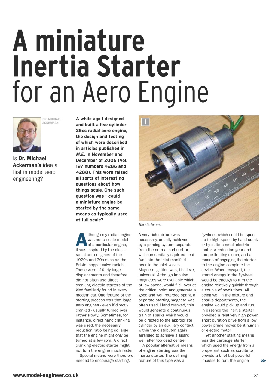 Model Engineer Preview Pages