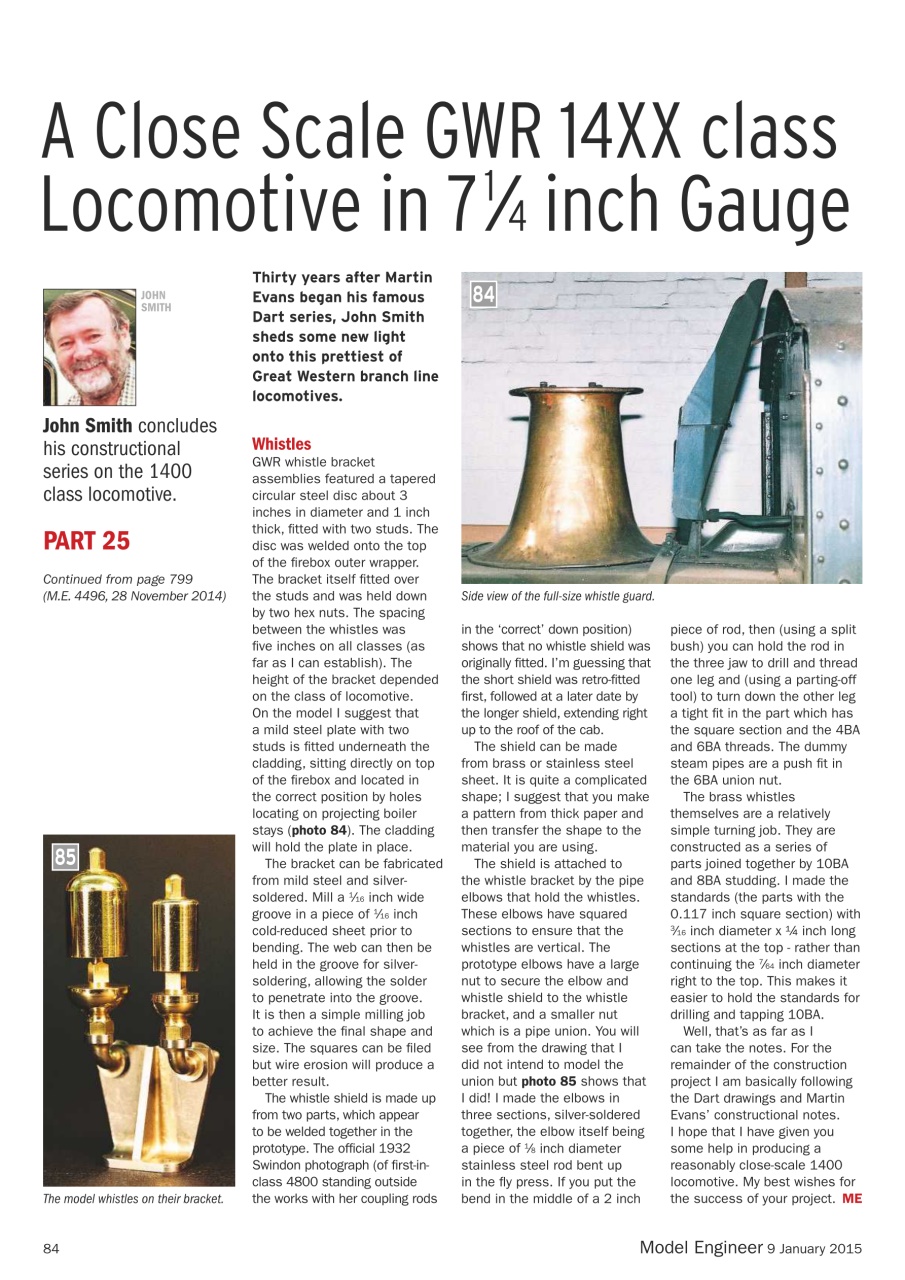 Model Engineer Preview Pages