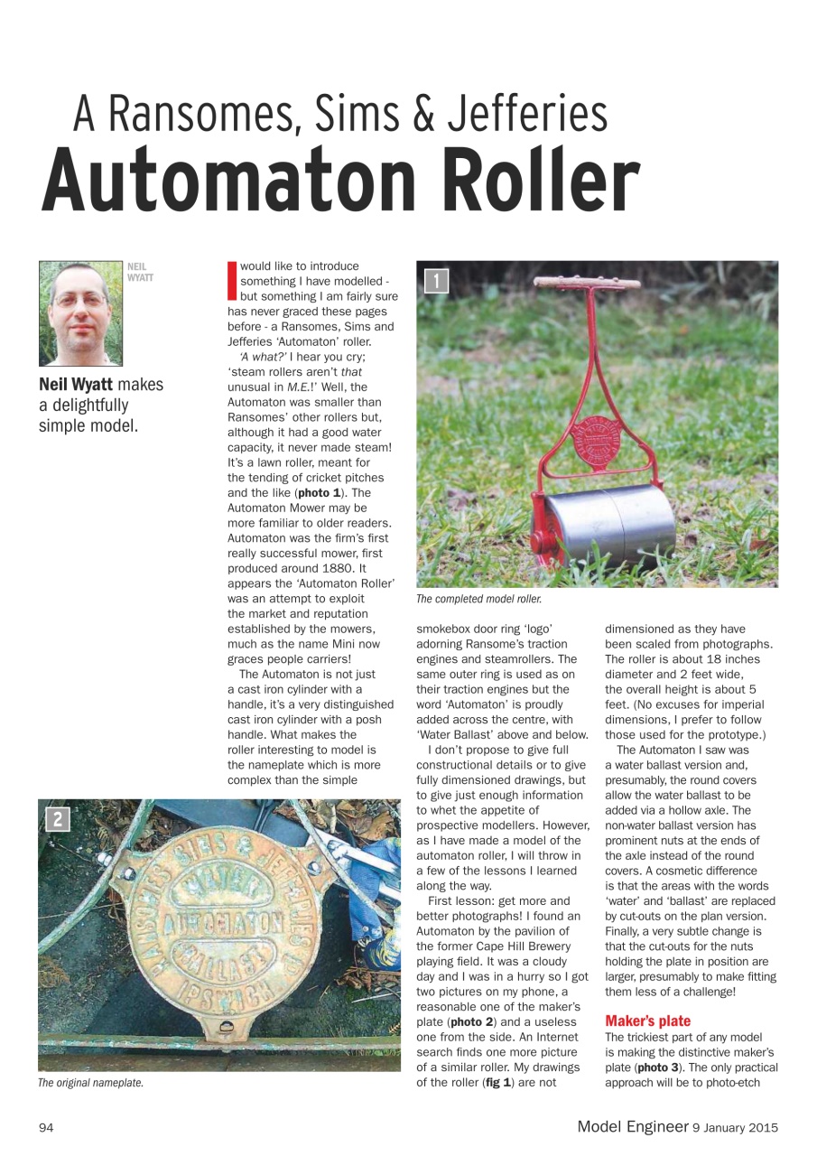 Model Engineer Preview Pages