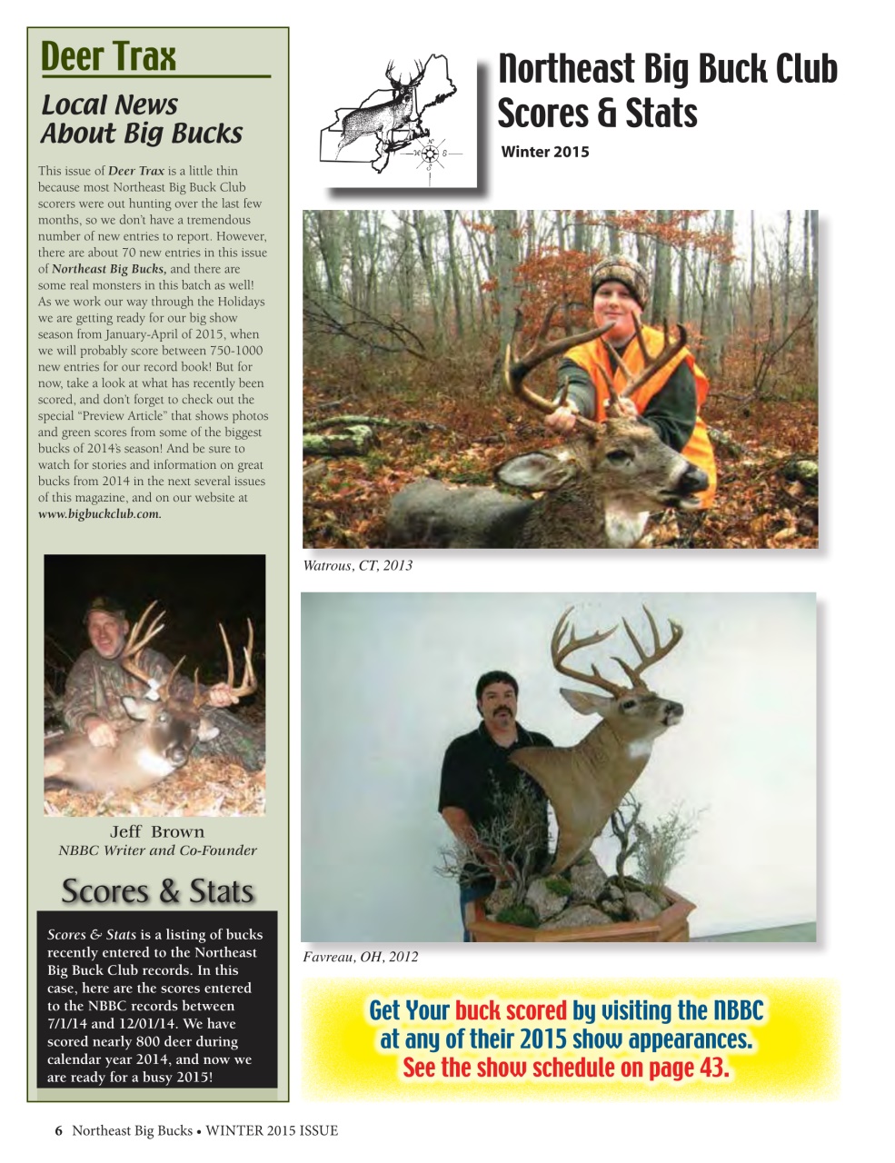 Northeast Big Bucks Preview Pages