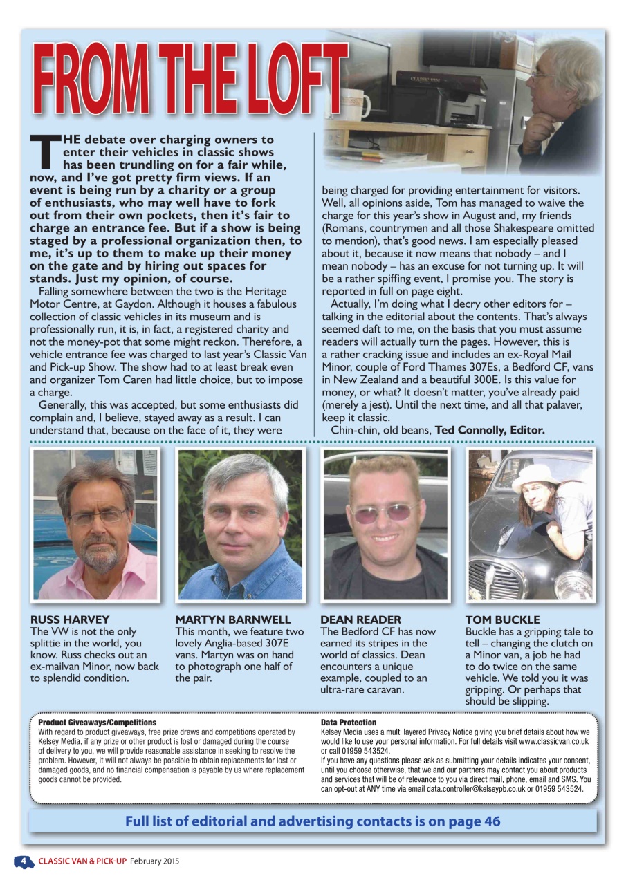 Classic Van & Pick-up Preview Pages