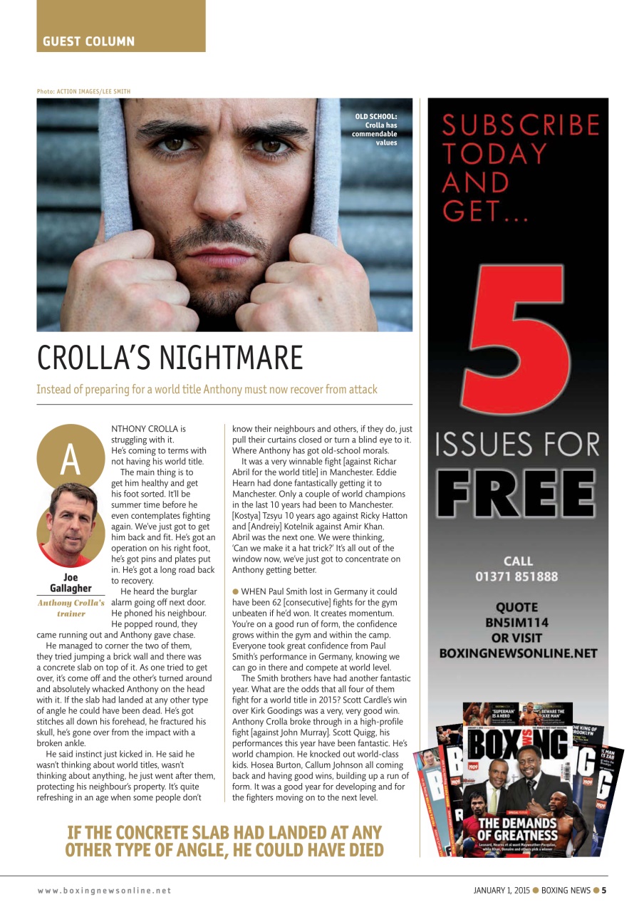 Boxing News Preview Pages