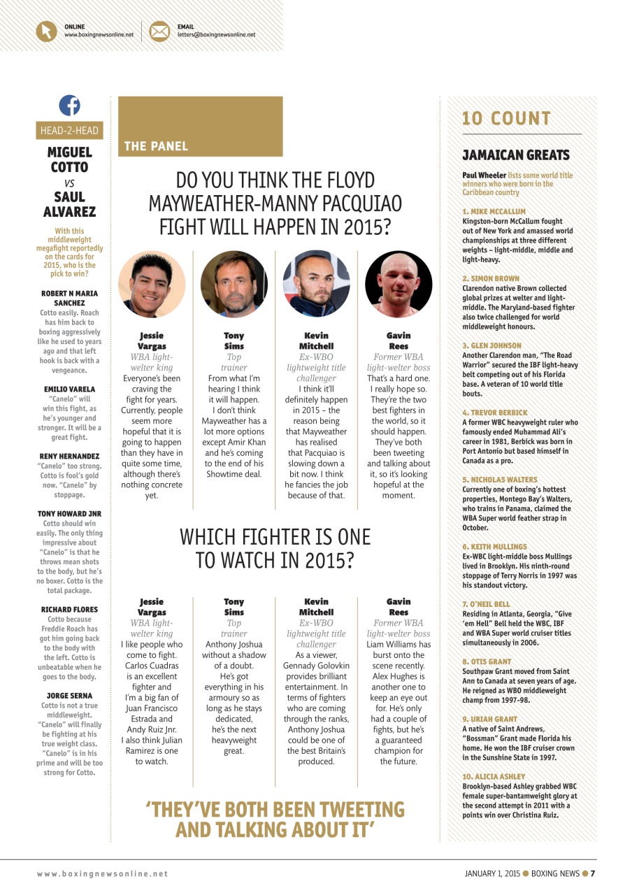 Boxing News Preview Pages