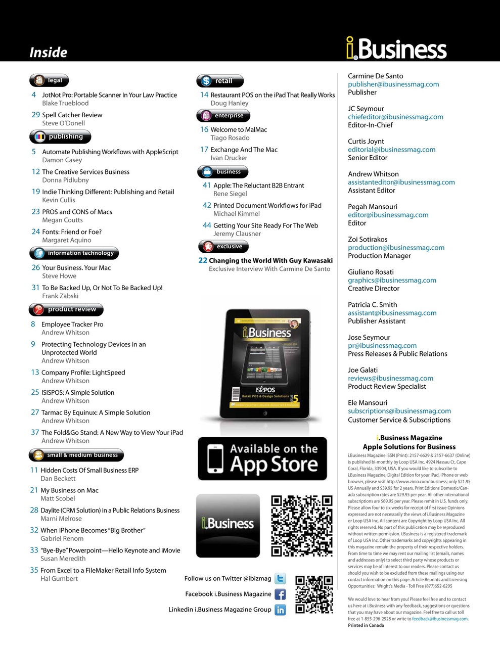 I.Business Preview Pages