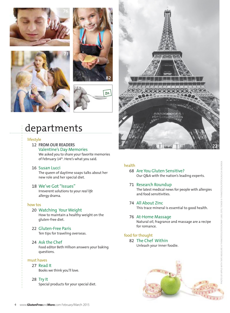 Gluten Free & More Preview Pages