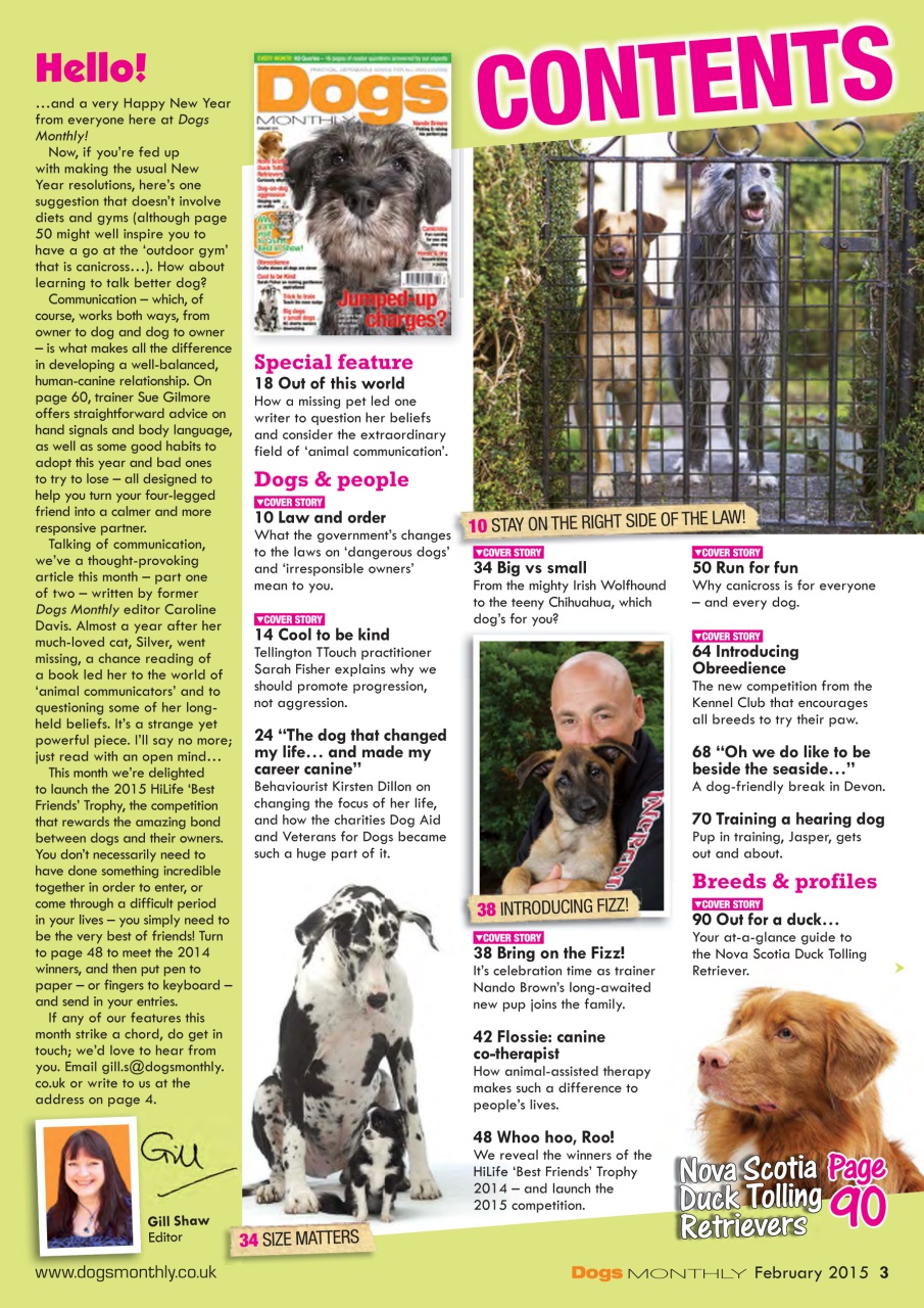 Dogs Monthly Preview Pages