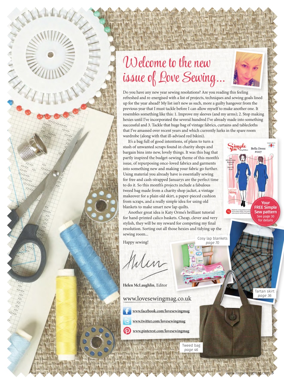 Love Sewing Preview Pages