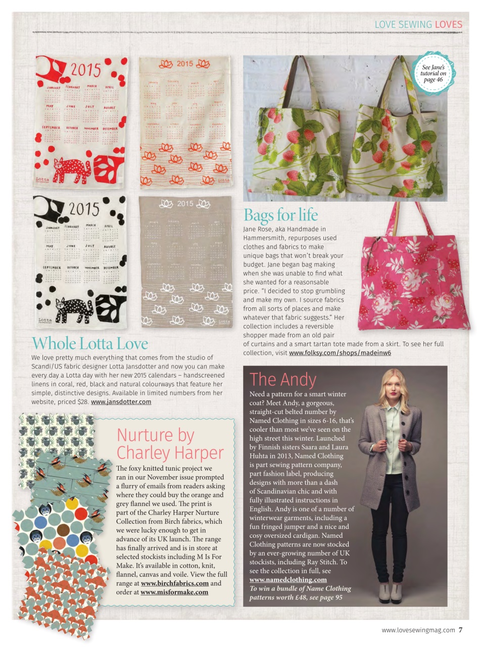 Love Sewing Preview Pages