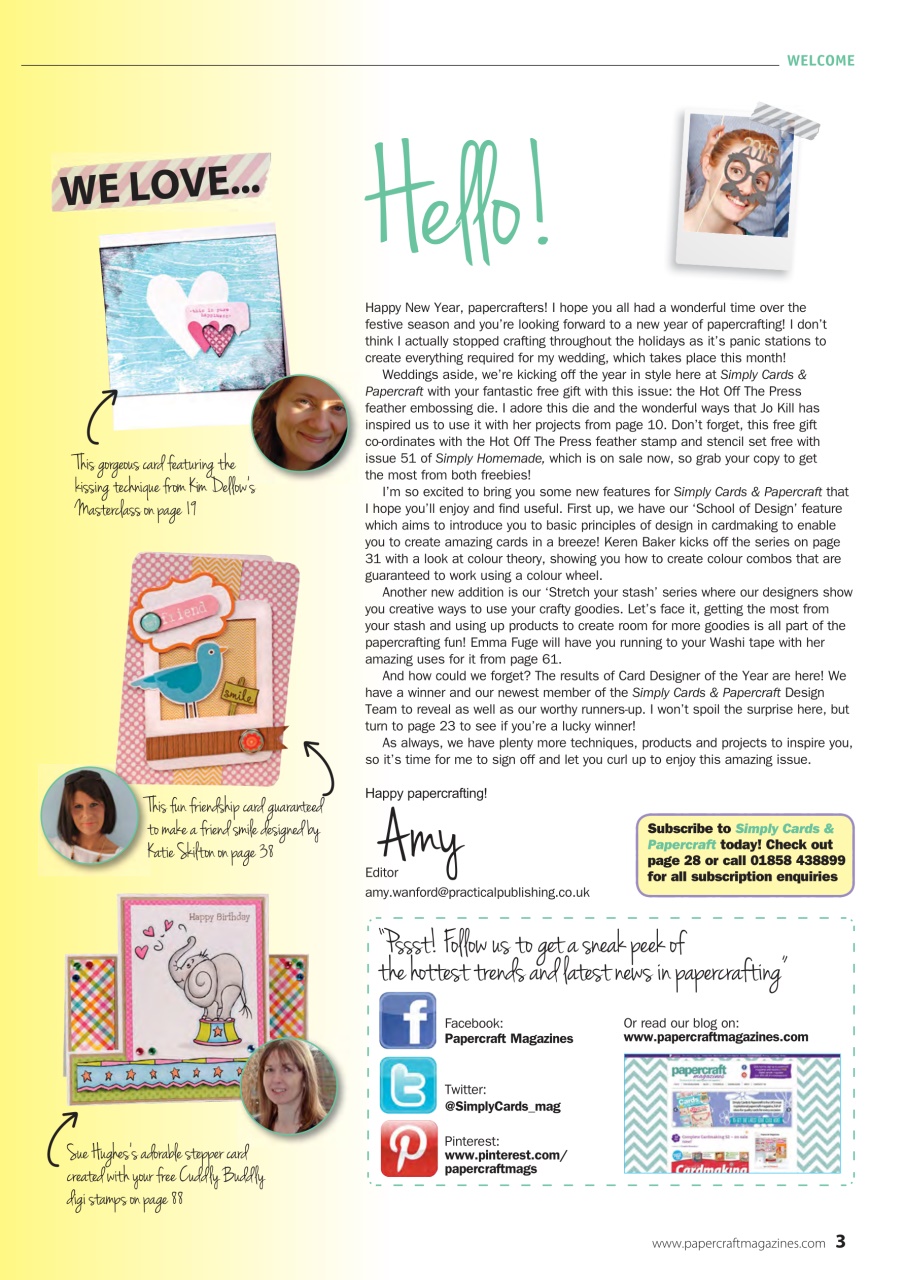 Simply Cards & Papercraft Preview Pages