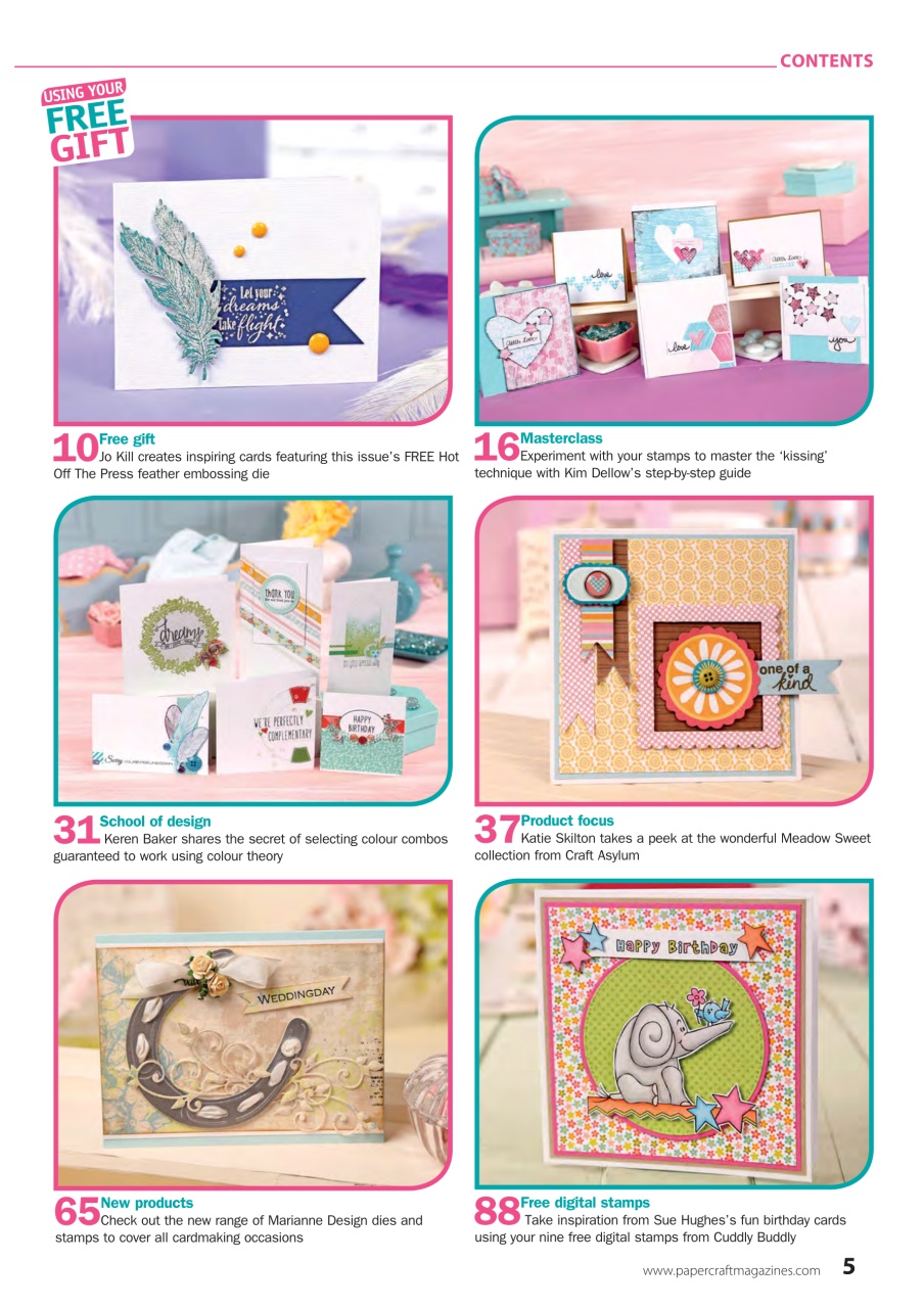 Simply Cards & Papercraft Preview Pages