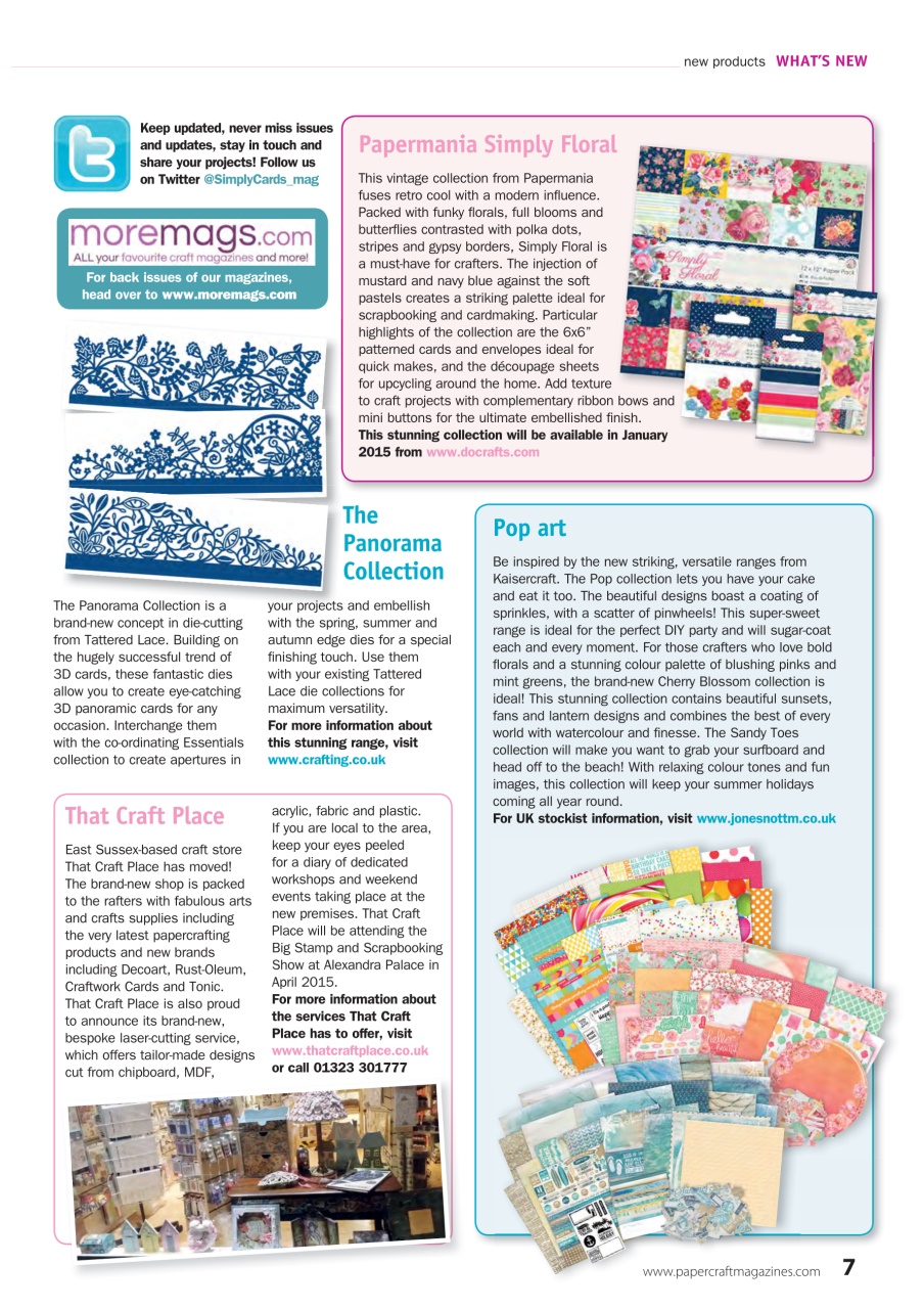 Simply Cards & Papercraft Preview Pages