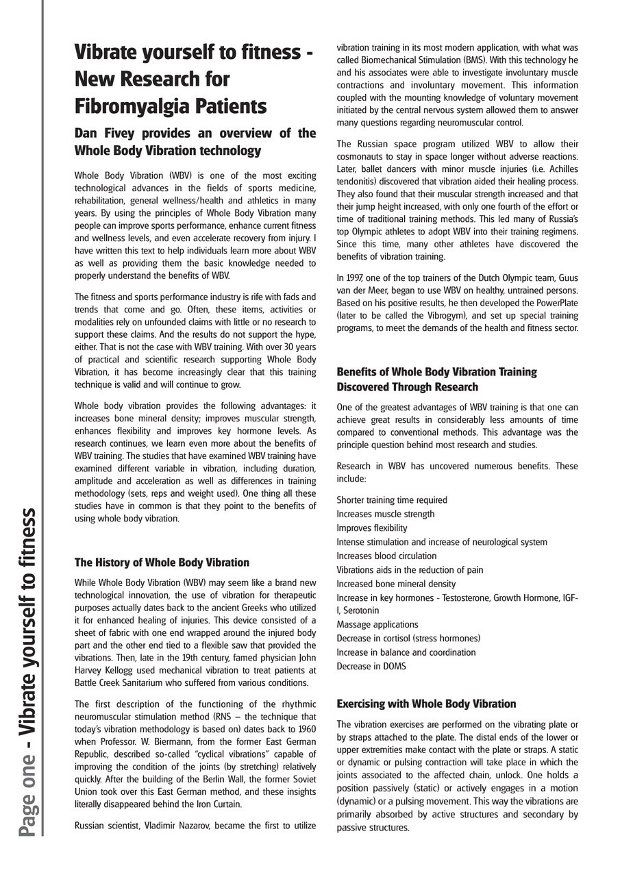 Fibromyalgia Magazine Preview Pages