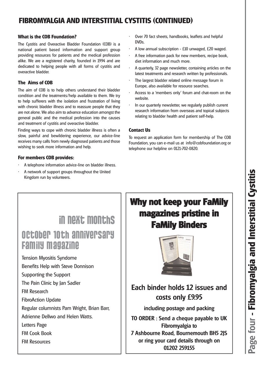 Fibromyalgia Magazine Preview Pages