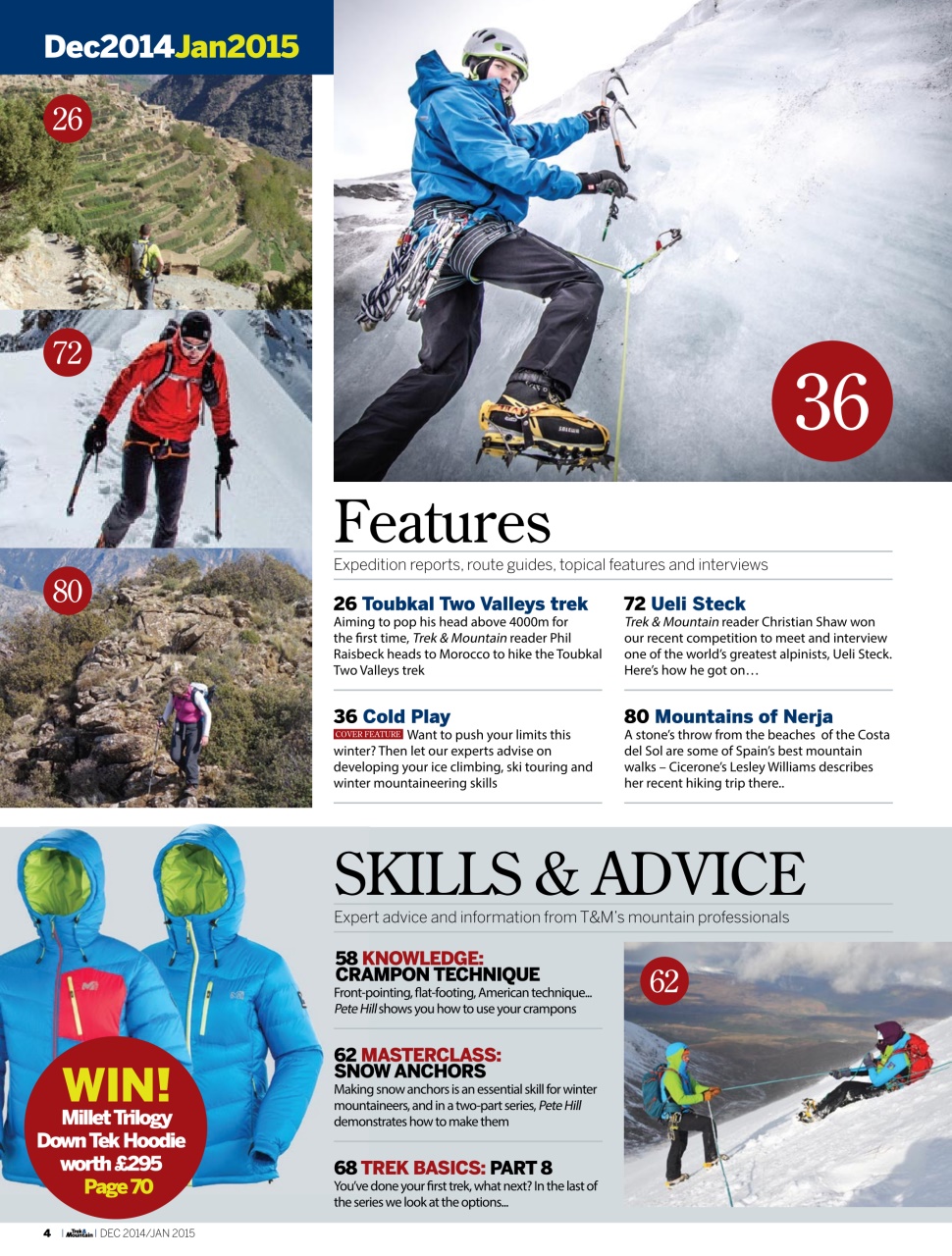 Trek & Mountain Magazine Preview Pages