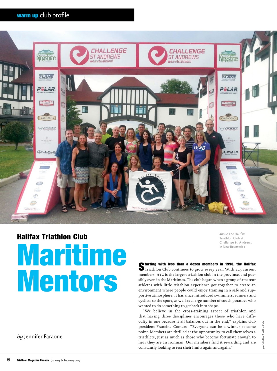 Triathlon Magazine Canada Preview Pages