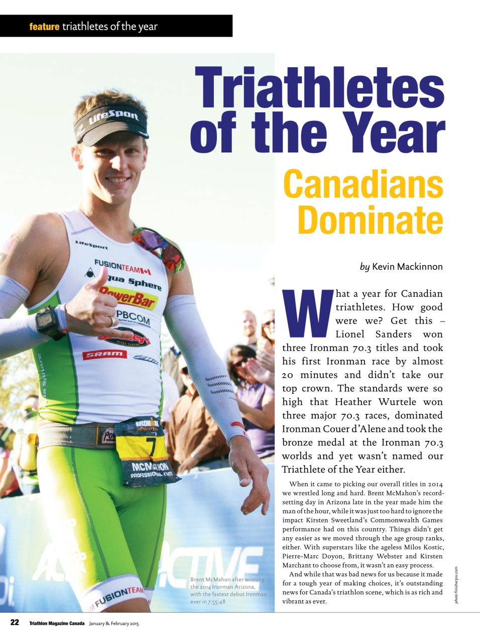 Triathlon Magazine Canada Preview Pages