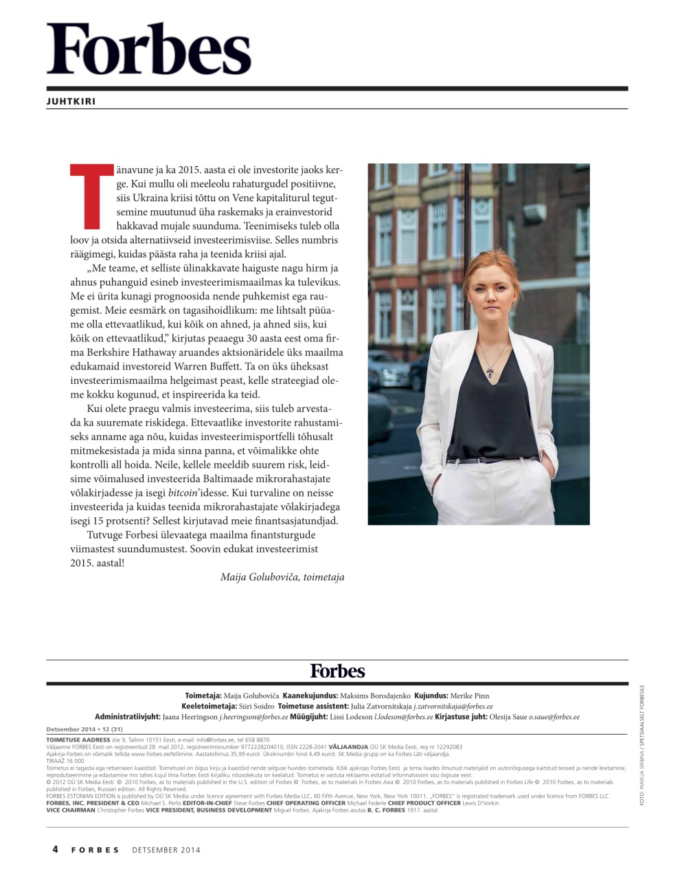 Forbes Estonia Preview Pages