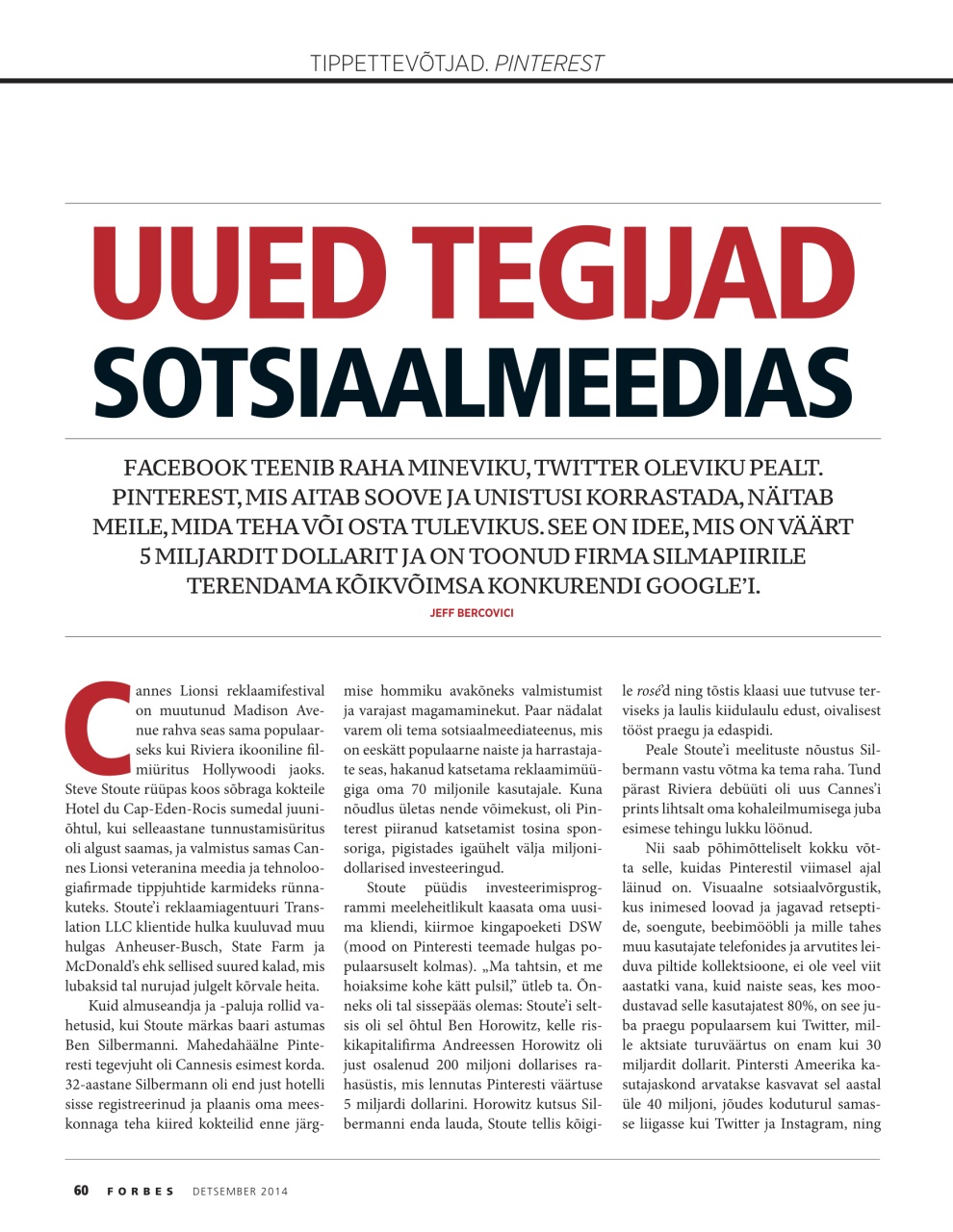 Forbes Estonia Preview Pages