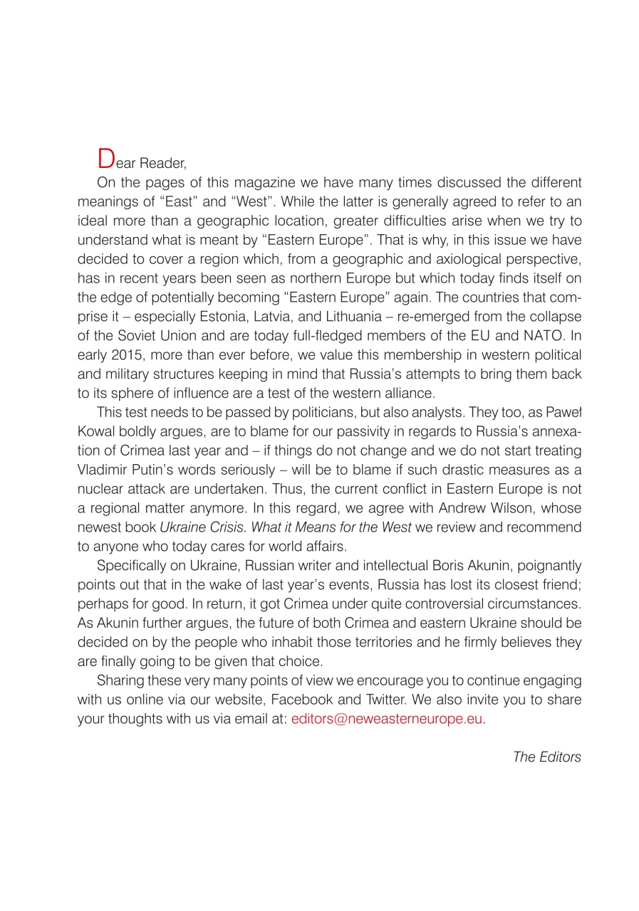 New Eastern Europe Preview Pages
