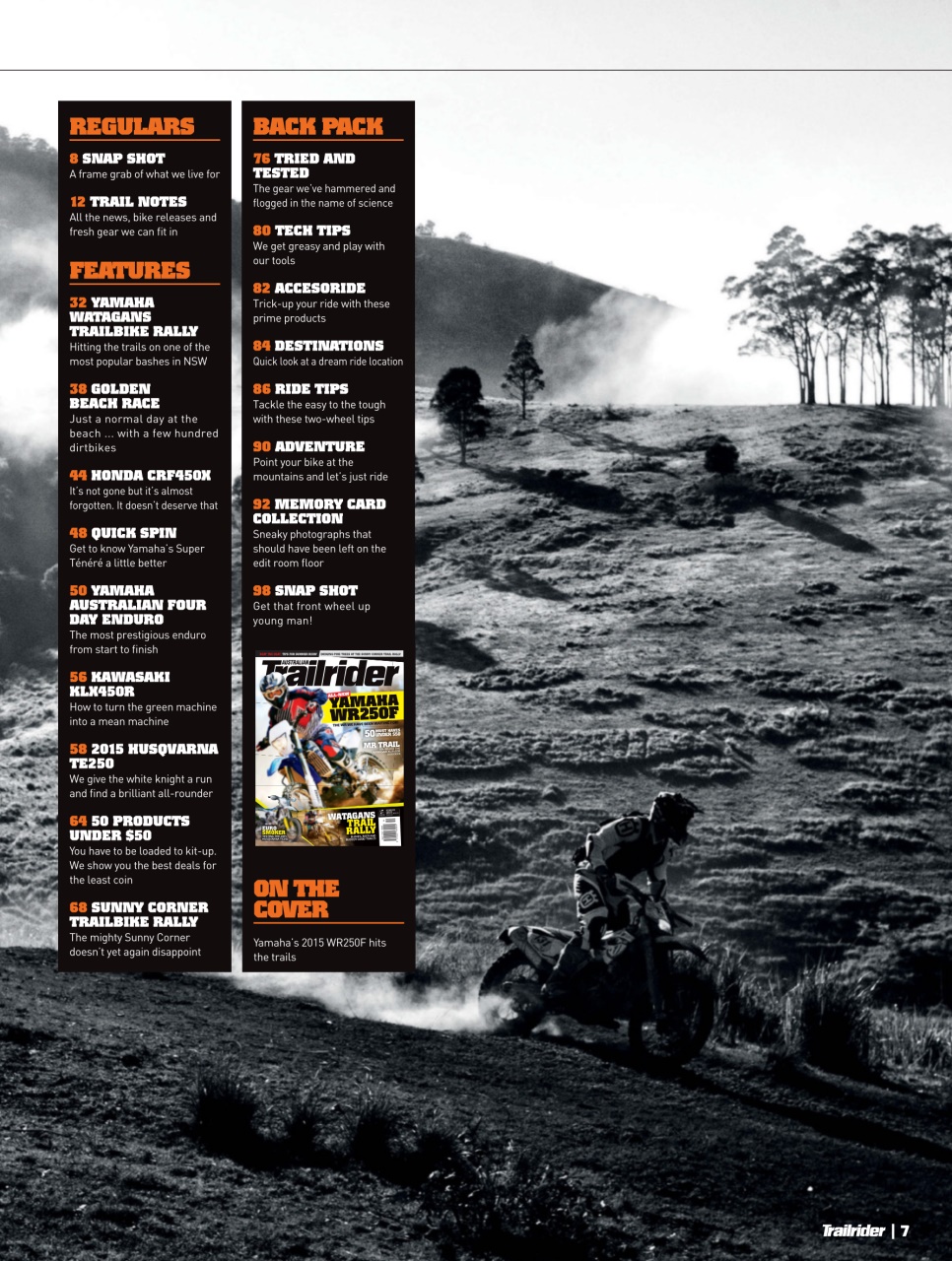 Trailrider Preview Pages