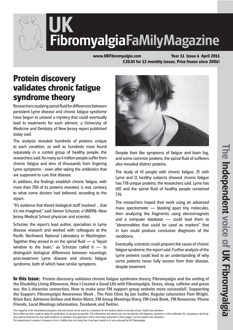 Fibromyalgia Magazine Preview Pages