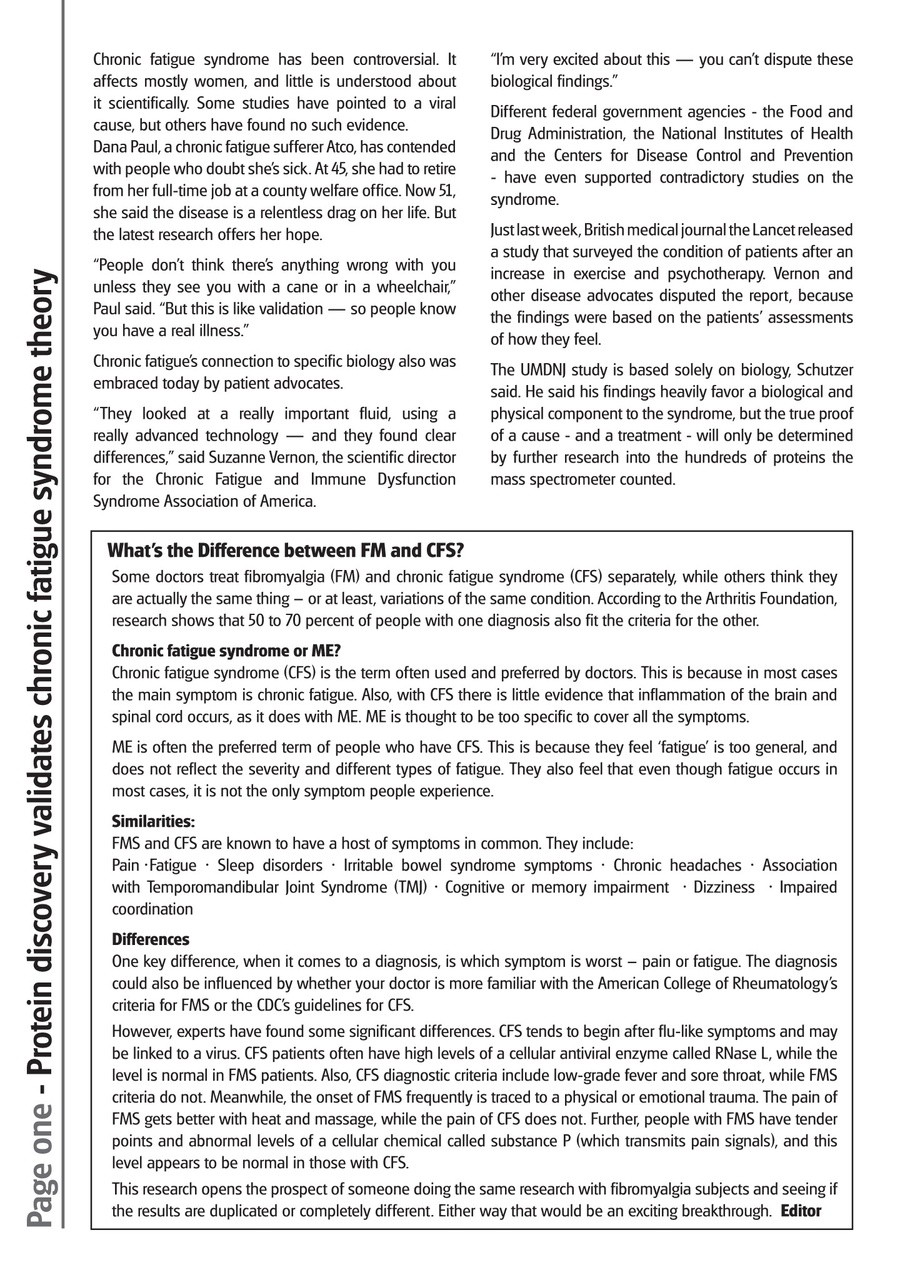 Fibromyalgia Magazine Preview Pages