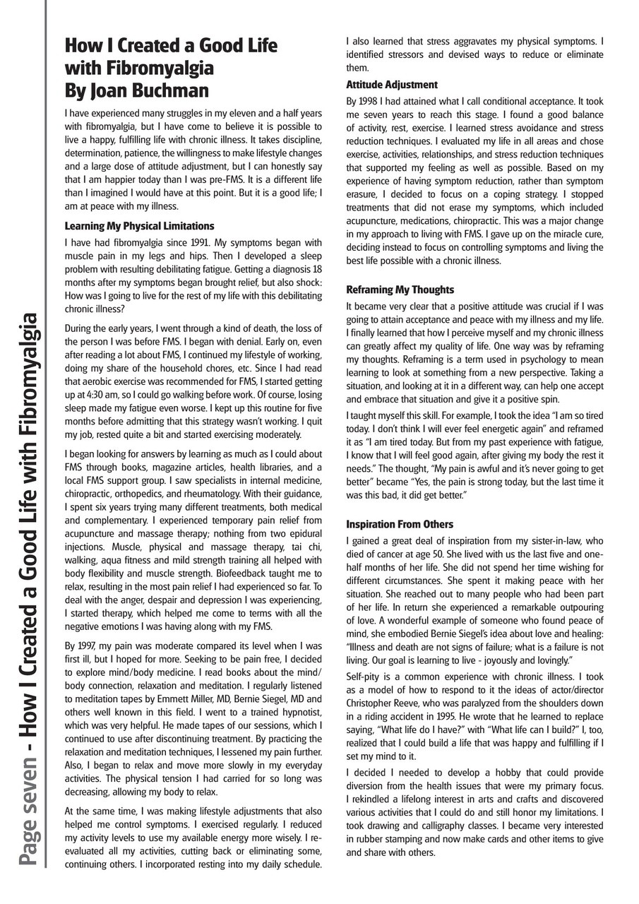 Fibromyalgia Magazine Preview Pages