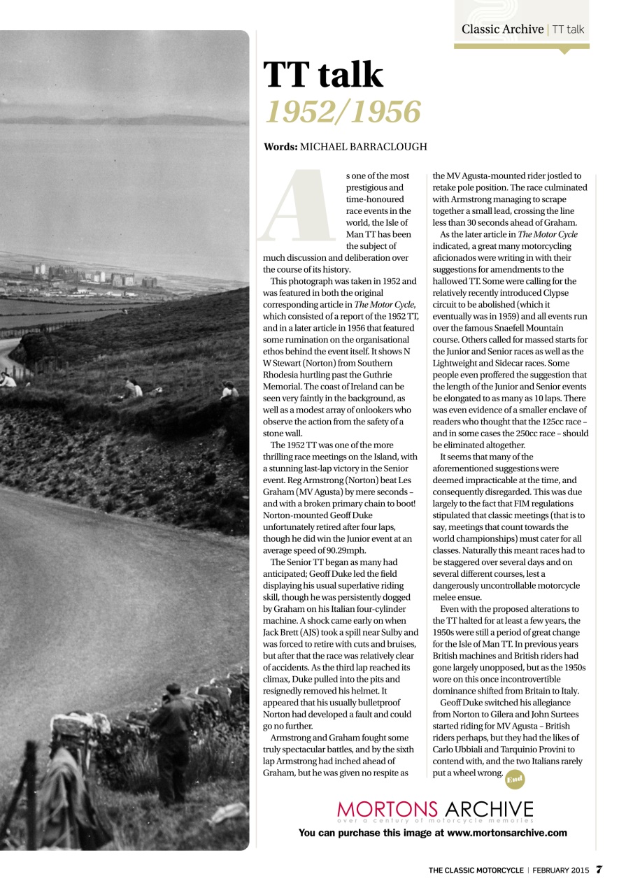 The Classic MotorCycle Preview Pages