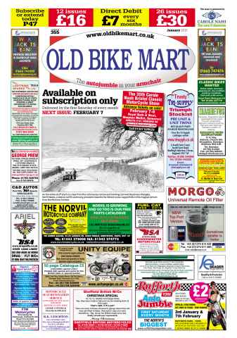 Old Bike Mart issue January 2015