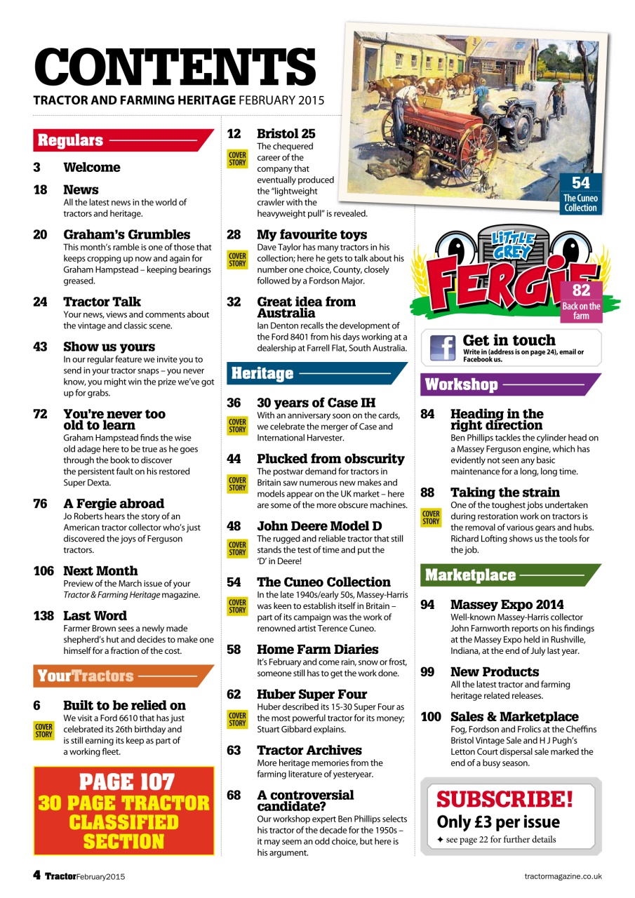 Tractor & Farming Heritage Magazine Preview Pages