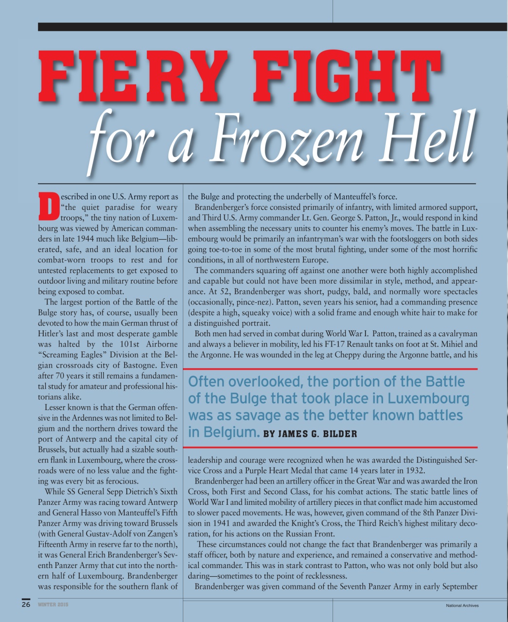 WWII Quarterly Preview Pages