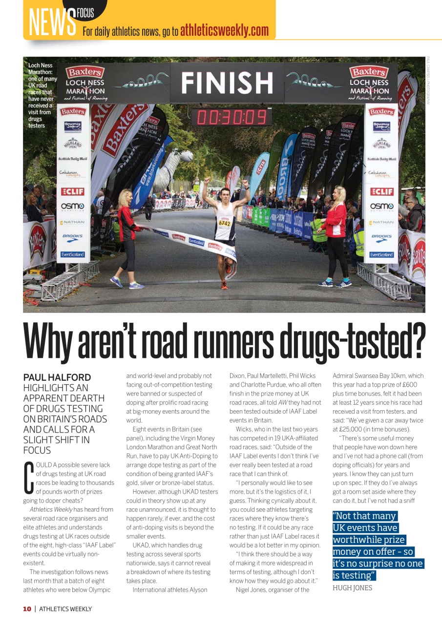 AW – Athletics Weekly Magazine Preview Pages