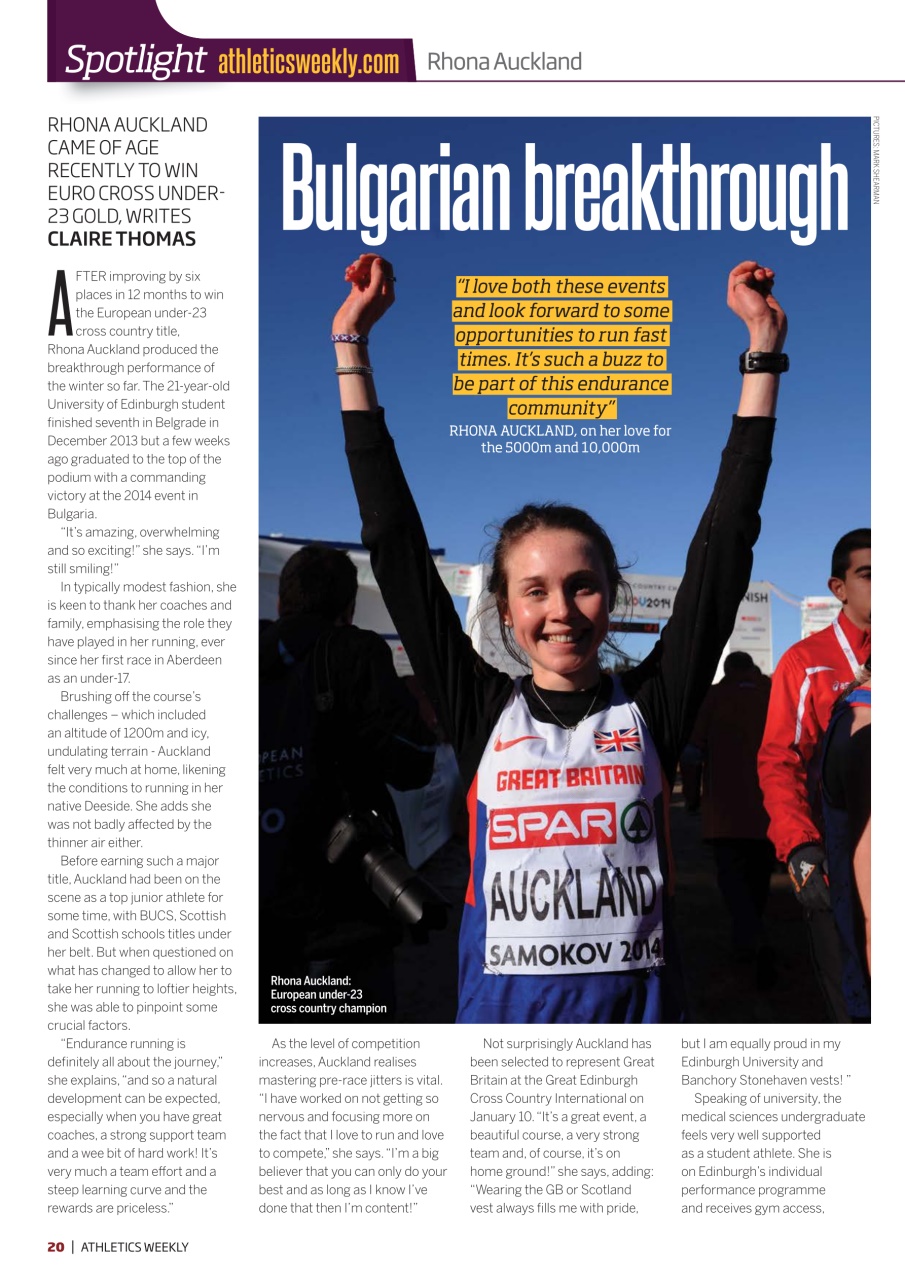 AW – Athletics Weekly Magazine Preview Pages
