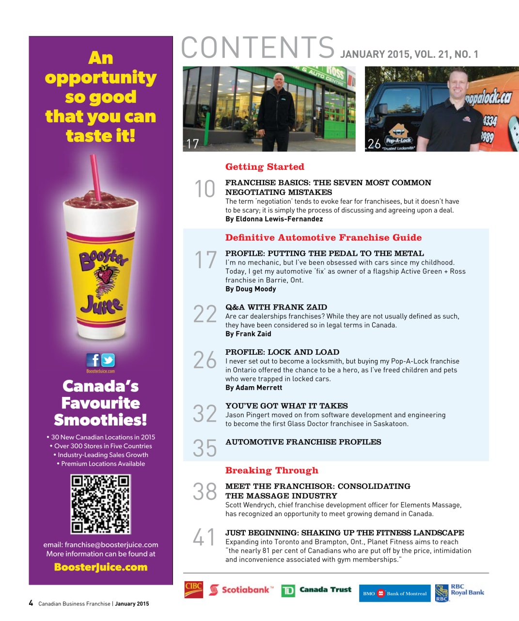 Canadian Business Franchise Preview Pages