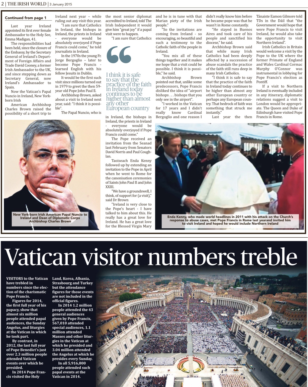 Irish World Preview Pages