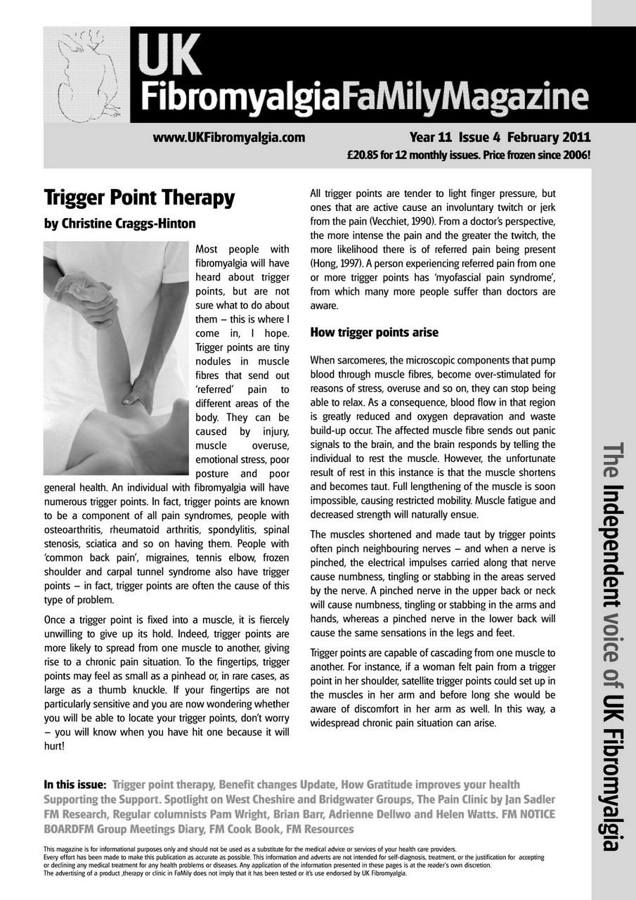 Fibromyalgia Magazine Preview Pages