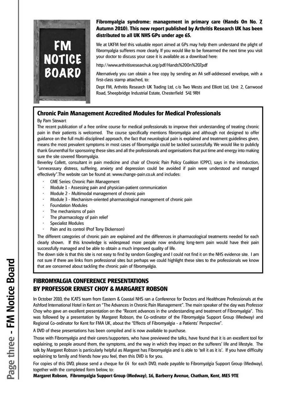 Fibromyalgia Magazine Preview Pages