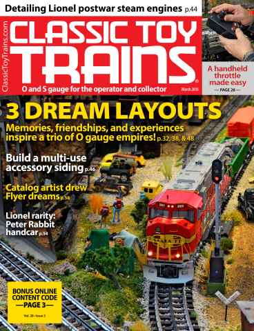 Classic Toy Trains issue March 2015