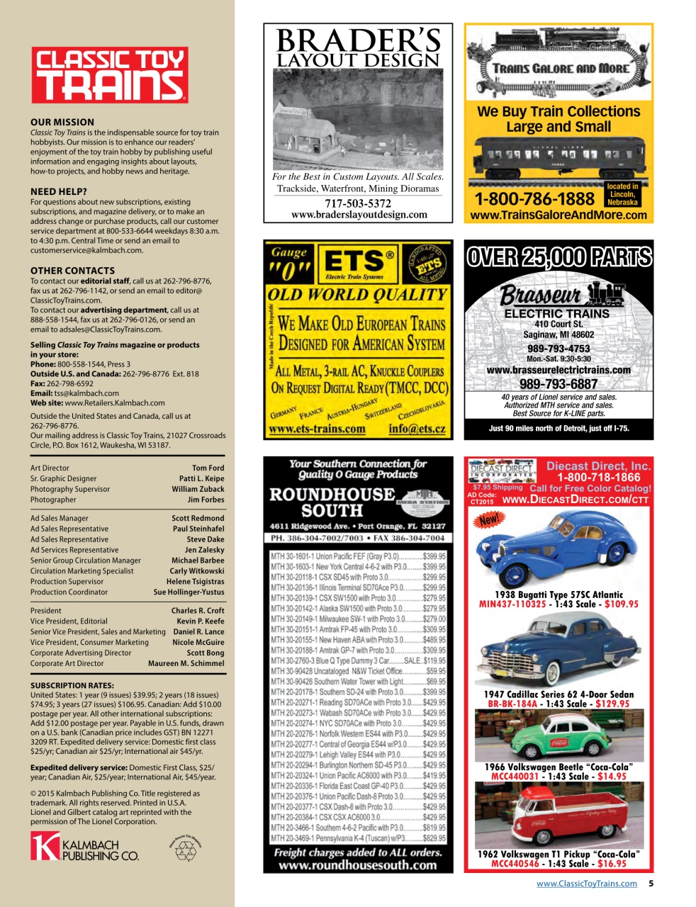 Classic Toy Trains Preview Pages