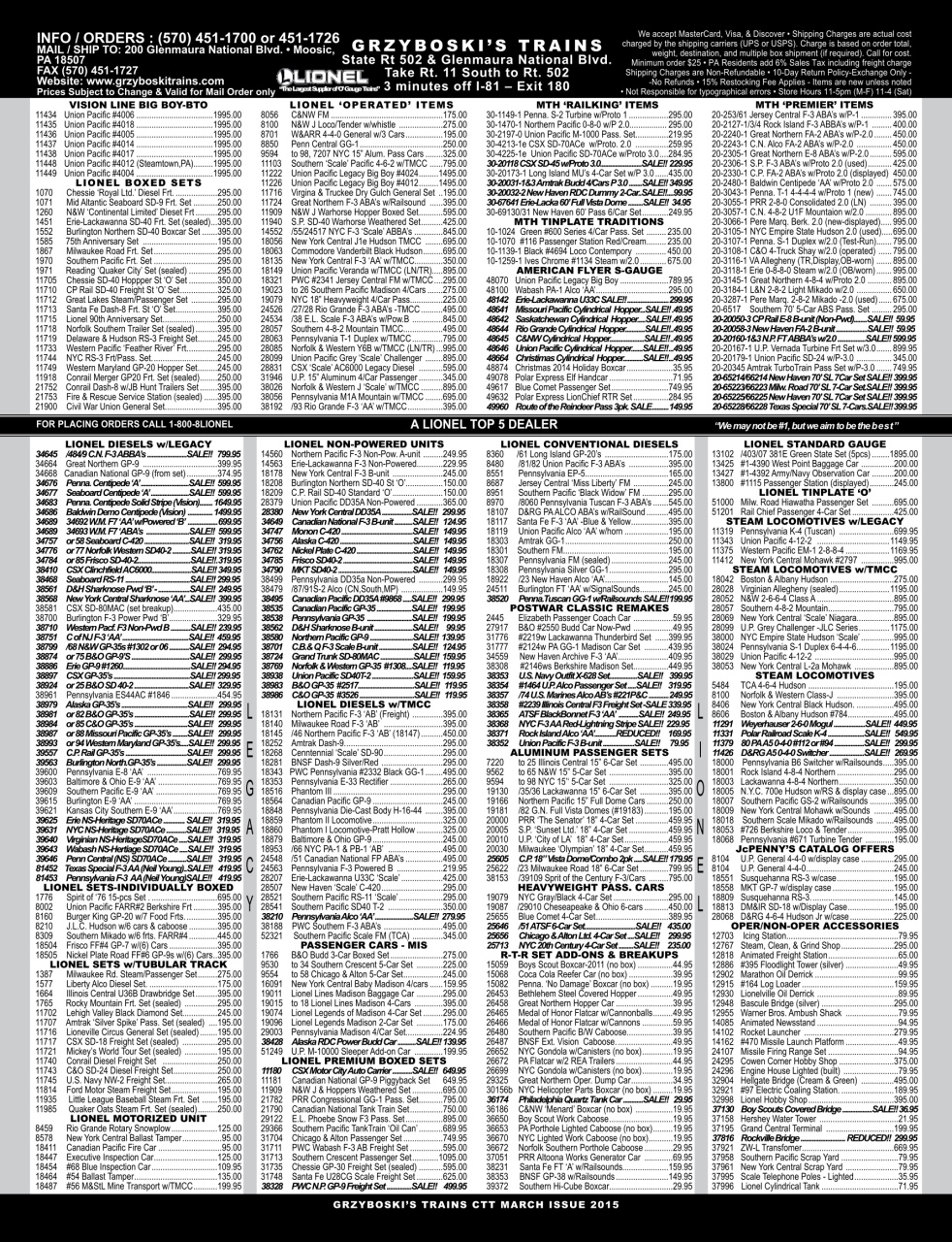 Classic Toy Trains Preview Pages