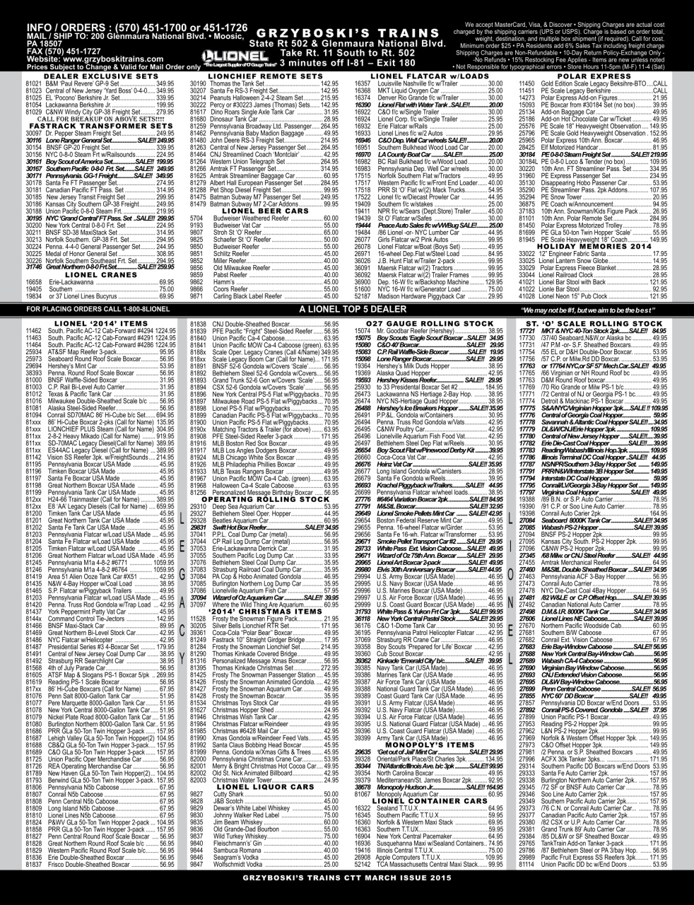 Classic Toy Trains Preview Pages