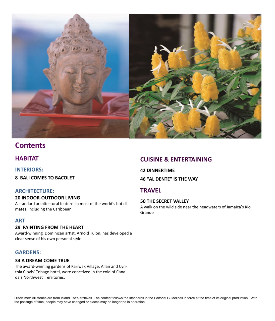 Island Life Preview Pages